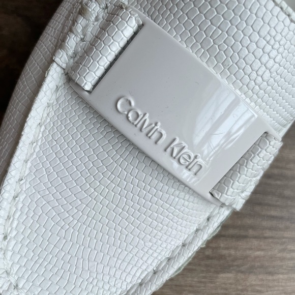 CALVIN Klein White Leather Loafers | 7 - Picture 7 of 8